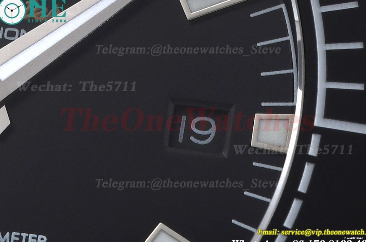 GDF Black 43mm 600m SS Seamaster SS Stk MY8215 0306